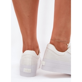 Dámské tenisky na platformě Lee Cooper LCW-25-31-3450L White bílý 10