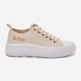 Dámské tenisky na platformě Lee Cooper LCW-24-44-2464L Beige béžový 8