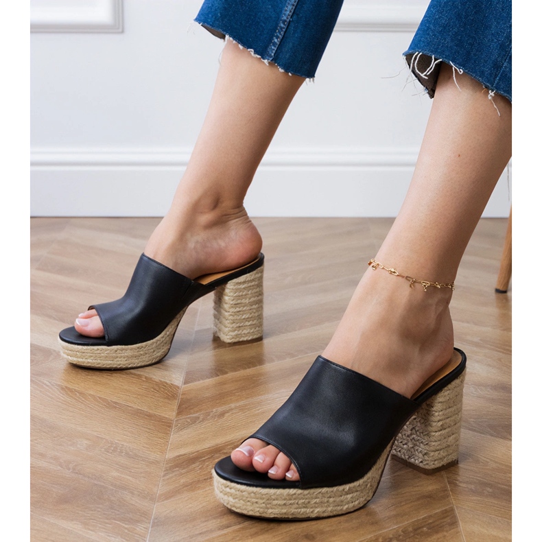 Black Espadrilles na příspěvku černý 1