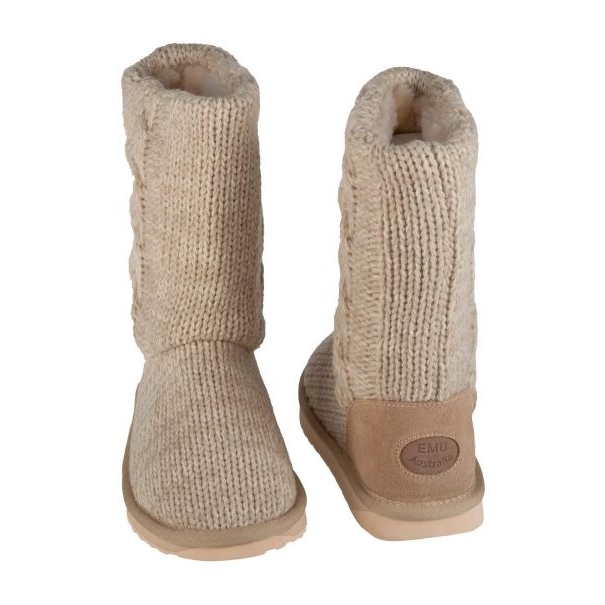 Emu Australia Boty, Emu pantofle Austrálie Bartle W13142-Maca béžový 2