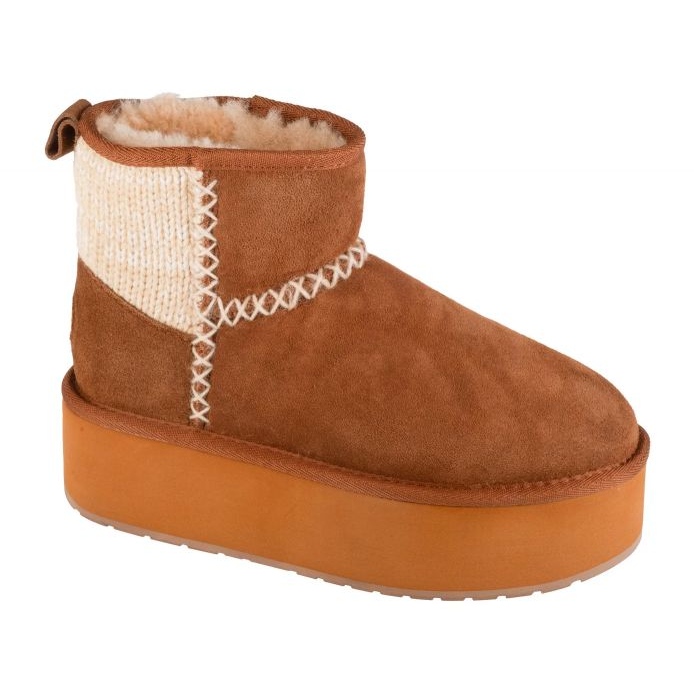 Emu Australia Stinger Knity Flatform W13143-CHES hnědý 1