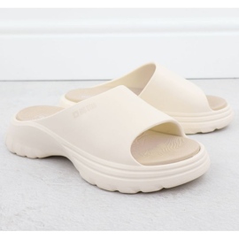 Big Star Dámské pantofle velká hvězda RR274A579 béžový 1 Big Star Dámské pantofle velká hvězda RR274A579 béžový 1