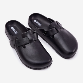 Big Star Pánské ucpávky pěny flip -flops s velkou hvězdou RR174A022 černá spona černý 1
