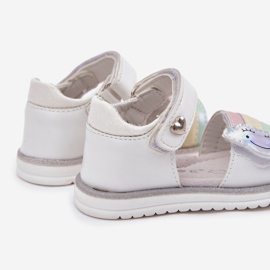 EVento Dětské sandály se zapínáním na suchý zip, bílé bílý 2 EVento Dětské sandály se zapínáním na suchý zip, bílé bílý 2