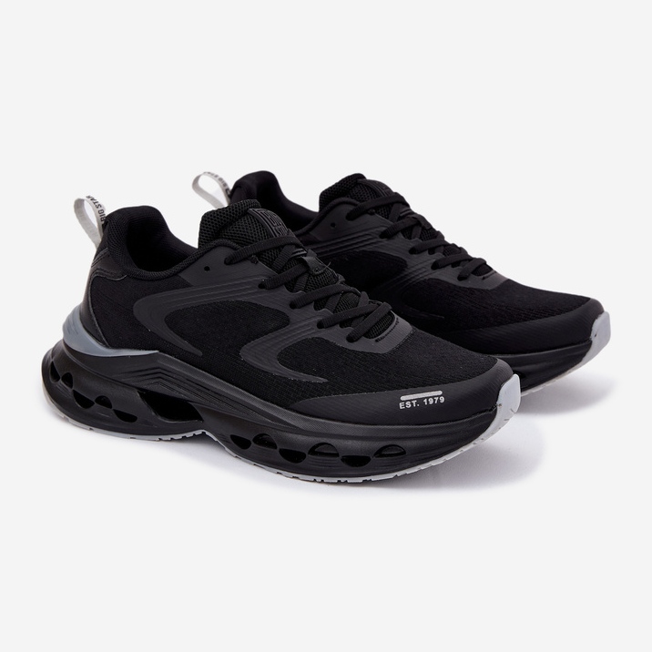 Big Star Pánské sportovní boty na velké hvězdě RR174022 Hi-Polish Platform Black System černý 1