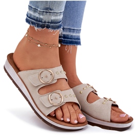 Pohodlné ženské inblu CP000054 BEIGE béžový 7