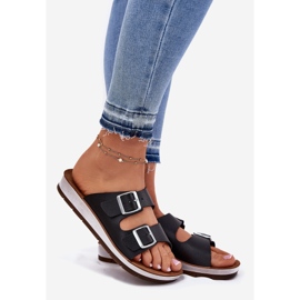 Dámské žabky s inblu CP000042 Černé svorky černá 1 Dámské žabky s inblu CP000042 Černé svorky černá 1