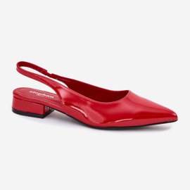 Red Ballerinas Red červené 4
