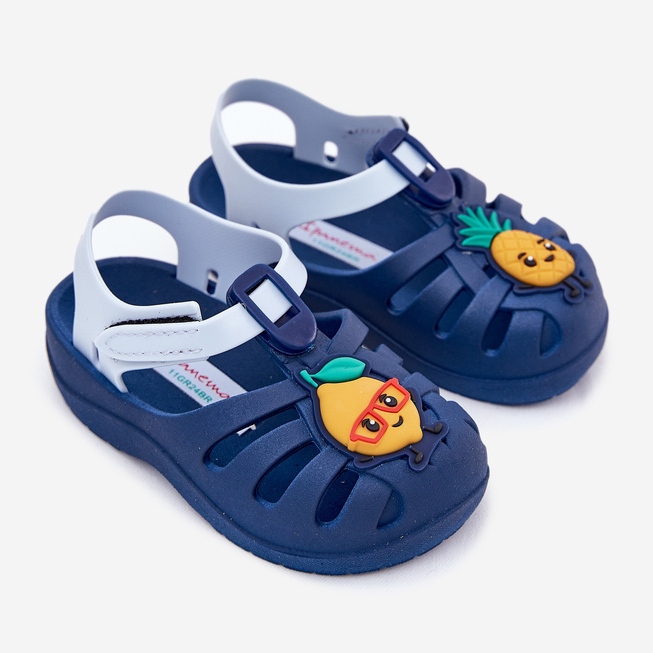 Sandály na suchý zip ovoce 83615 Ipanema Summer XIV Baby Navy Blue Blue modrý 1