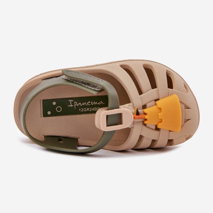 Dětské sandály na suchý zip 83619 Ipanema Summer XV Baby Beige béžový 1