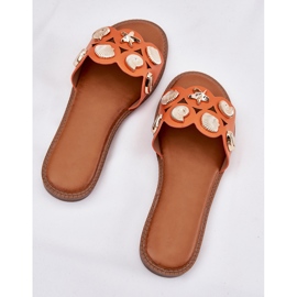 Flip Flip Flip Flip Flip Flip Flip Flip Flops se zlatými kolíky pomerančový 1