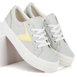 Kylie Tenisky Na Platformě šedá 2