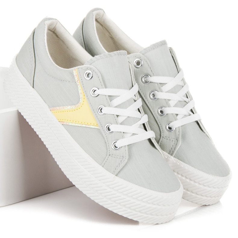 Kylie Tenisky Na Platformě šedá 2