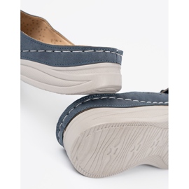 Seastar Dámské žabky námořnictva s dekorativní květinou modrý 1