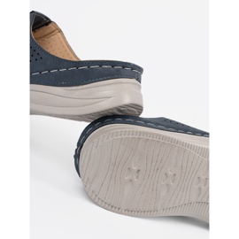 Seastar Modré pohodlné řezané žabky modrý 2