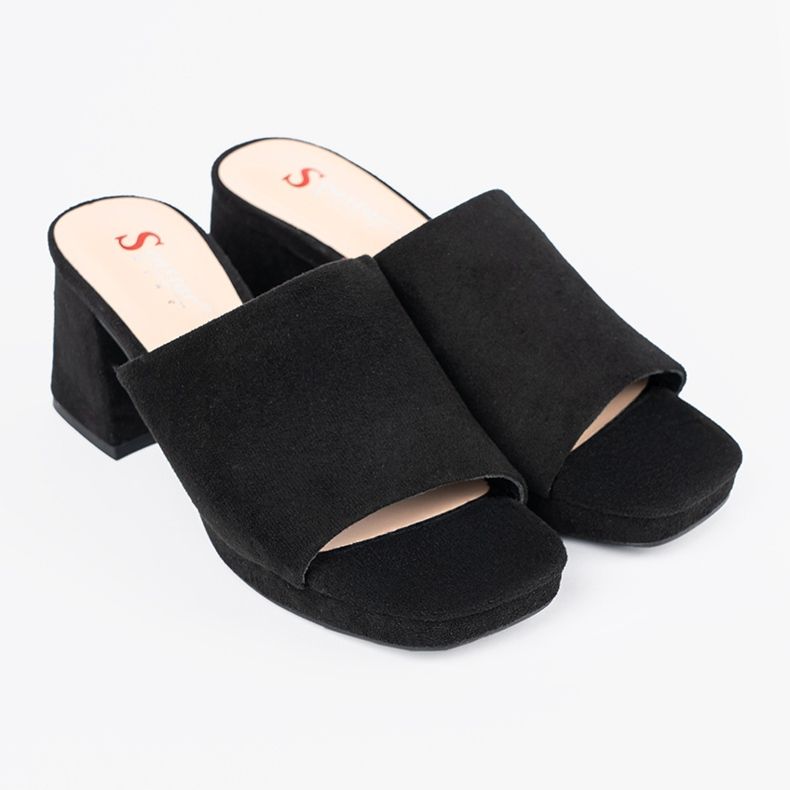 Seastar Dámské černé vysoké podpatky černá 1 Seastar Dámské černé vysoké podpatky černá 1