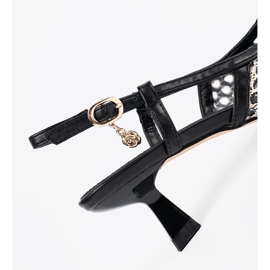 Goodin Černá otevřená čerpadla s nízkým obsahem 1 Goodin Černá otevřená čerpadla s nízkým obsahem 1