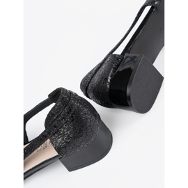 Goodin Černé posuvné boty s holými prsty černý 1