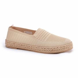 Dámský espadrilles s Vinceza 13624 BEIGE BAID béžový 4
