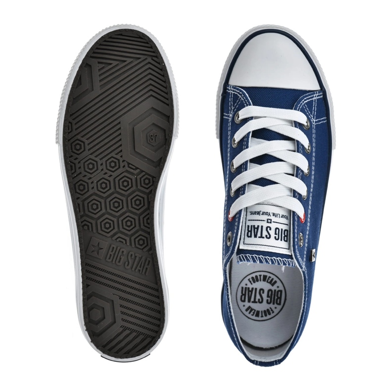 Dámské tenisky Big Star NN274653 Navy Blue Shoes 1