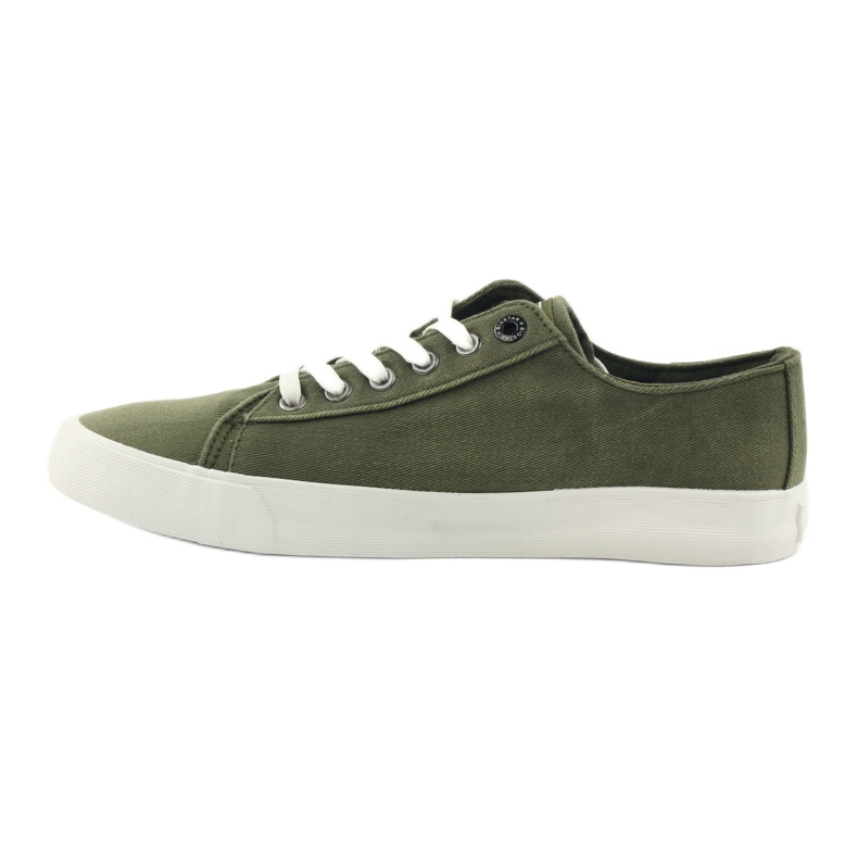 Tenisky tenisky Big star 174315 džíny khaki zelený 2