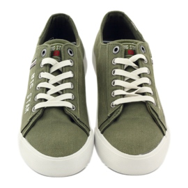 Tenisky tenisky Big star 174315 džíny khaki zelená 4