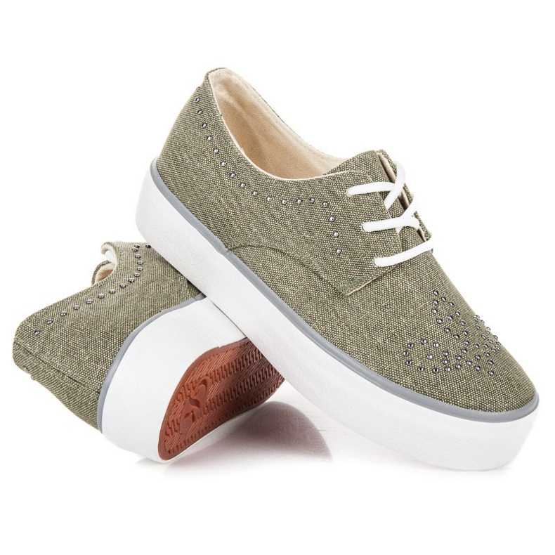 Kylie Tenisky S Krystaly zelený 2