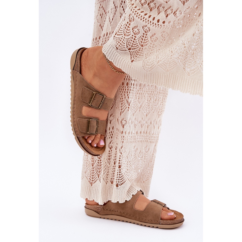 Inblu AA000068 Preventivní žabky béžový 2