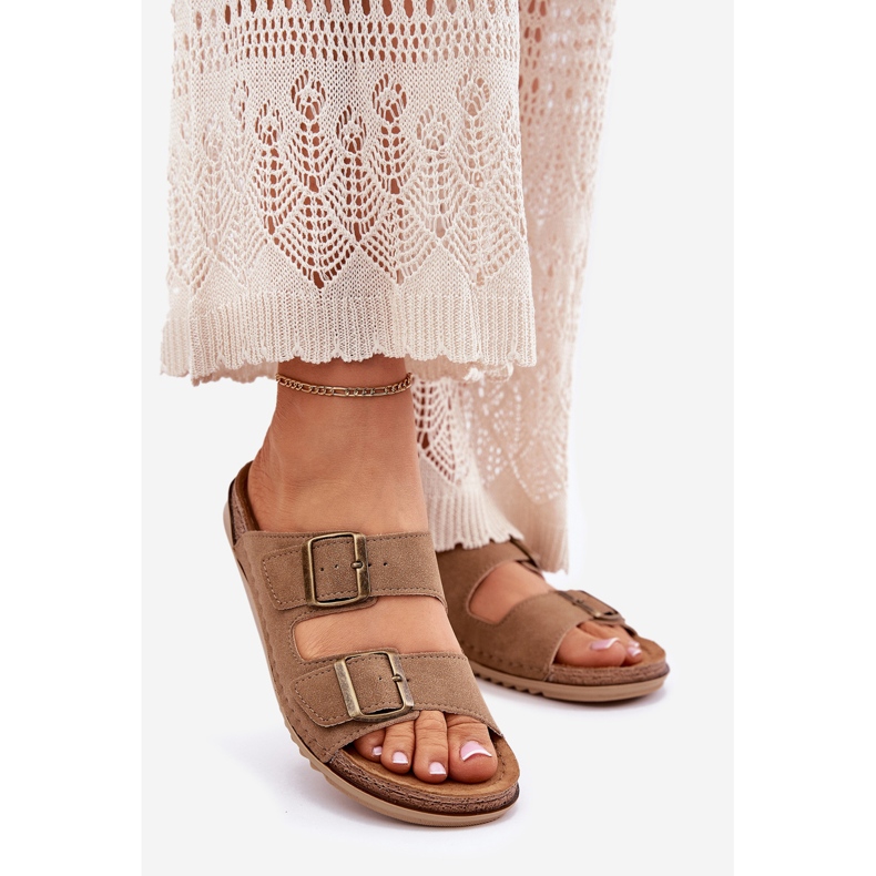 Inblu AA000068 Preventivní žabky béžový 1