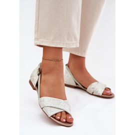 MACIEJKA FLAT SANDALS 04614-46 MINT zelený 2