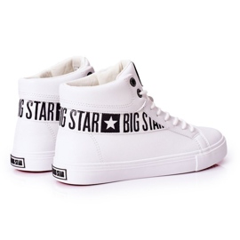 Pánské tenisky Low Big Star High White EE174340 bílý 4 Pánské tenisky Low Big Star High White EE174340 bílý 4