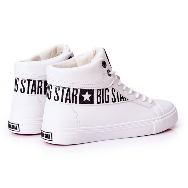 Pánské tenisky Low Big Star High White EE174340 bílý 4 Pánské tenisky Low Big Star High White EE174340 bílý 4
