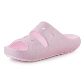 Crocs Classic Glitter Sandal V2 209705-6W růžový 2