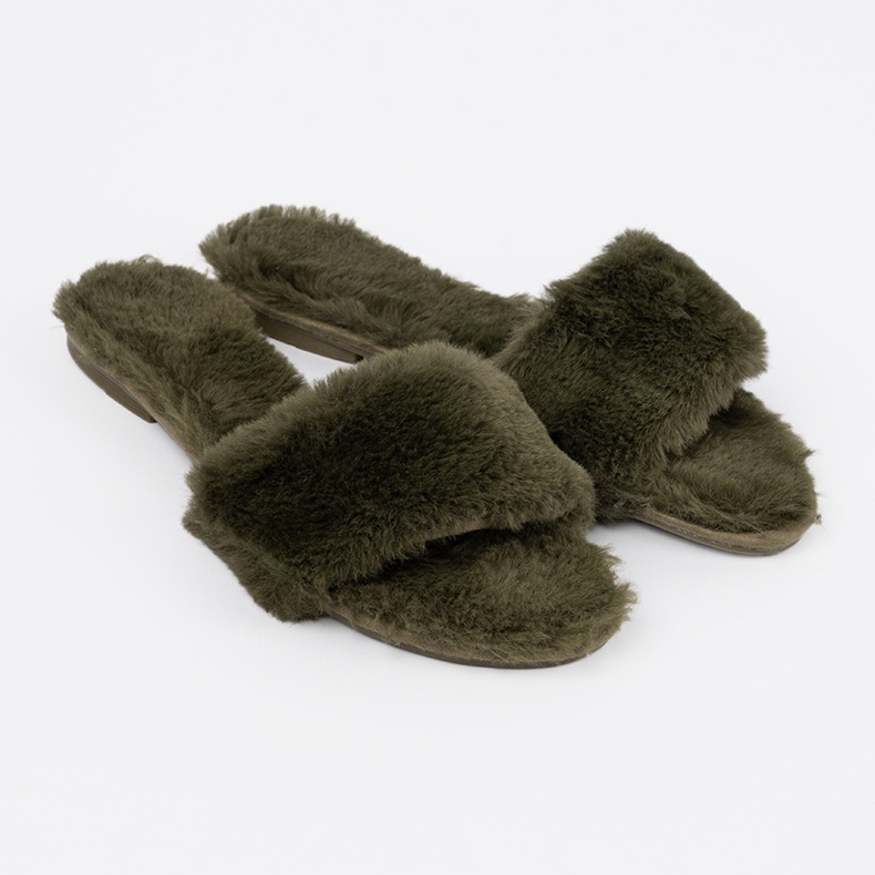 Ženy zelené kožešiny zelený 2