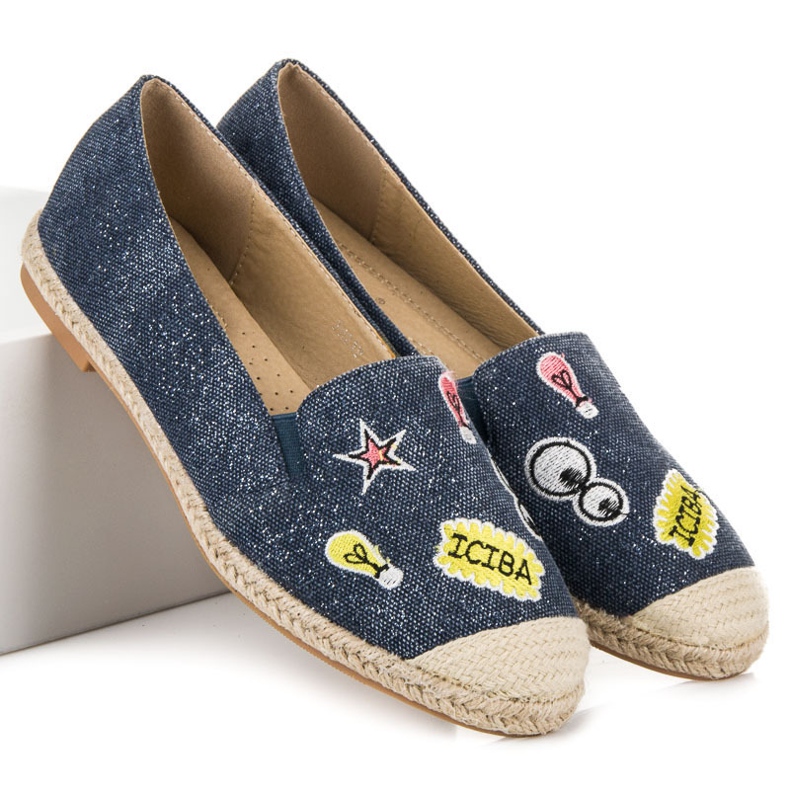 Seastar Espadrilky s nášivkami modrý 1