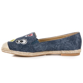 Seastar Espadrilky s nášivkami modrý 3