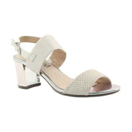 Caprice sandály dámské boty 28302 hnědý žlutá 1