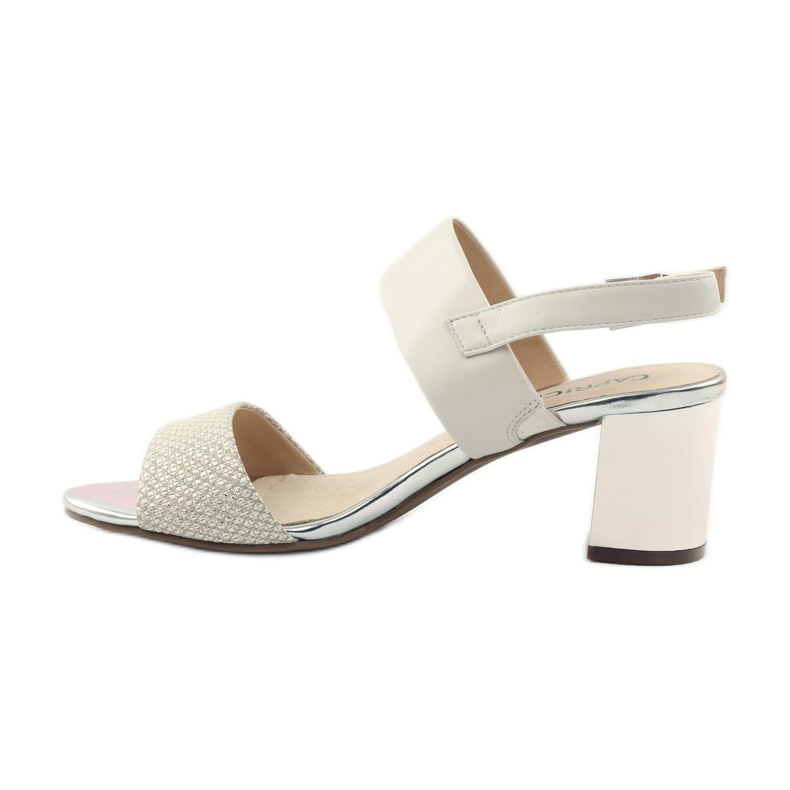 Caprice sandály dámské boty 28302 hnědý žlutá 2