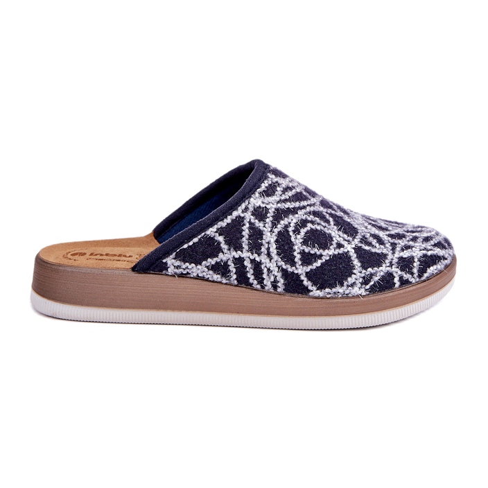 Lesklé dámské pantofle Inblu CT000028 Navy Blue modrý 6