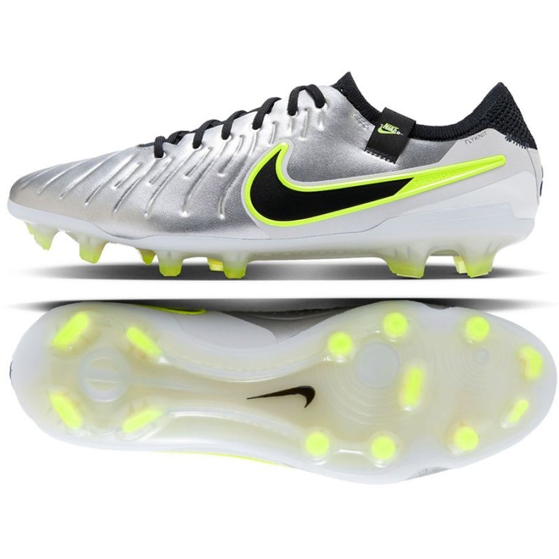 Puma Nike Tiempo Legend 10 Elite FG DV4328-001 Fotbalové boty stříbro 1