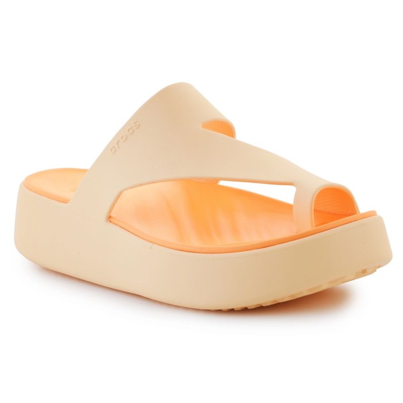 Flip-Flops Crocs Getway Platform Toe Loop 210834-78Z oranžový 1