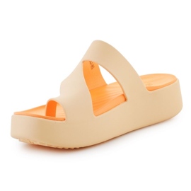 Flip-Flops Crocs Getway Platform Toe Loop 210834-78Z oranžový 4