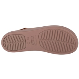 Sandály Crocs Brooklyn Low Wedge 206453-2EL béžový 4