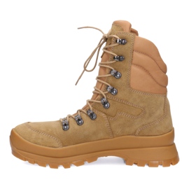 Taktické boty, vojenský pollonus beige velor 6-0130-002 béžový 3