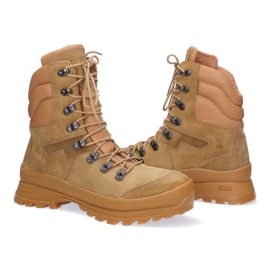 Taktické boty, vojenský pollonus beige velor 6-0130-002 béžový 4