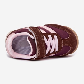 Dětské tenisky sportovní boty pro suchý zip hnědý 2 Dětské tenisky sportovní boty pro suchý zip hnědý 2