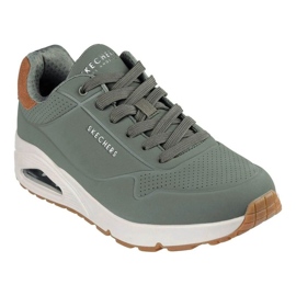 Skechers Uno se hodí na vzduchu 183004-olv boty zelená 3