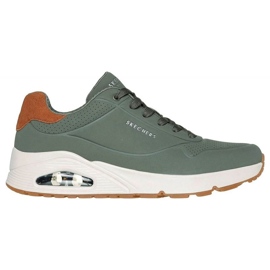 Skechers Uno se hodí na vzduchu 183004-olv boty zelená 4