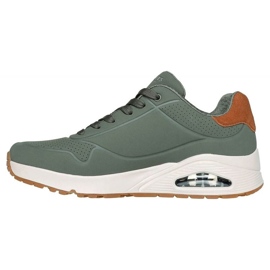 Skechers Uno se hodí na vzduchu 183004-olv boty zelená 5