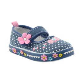 American Club Tenisky s puntíkovanou stélkou z americké kůže růžový modrý bílý 1 American Club Tenisky s puntíkovanou stélkou z americké kůže růžový modrý bílý 1